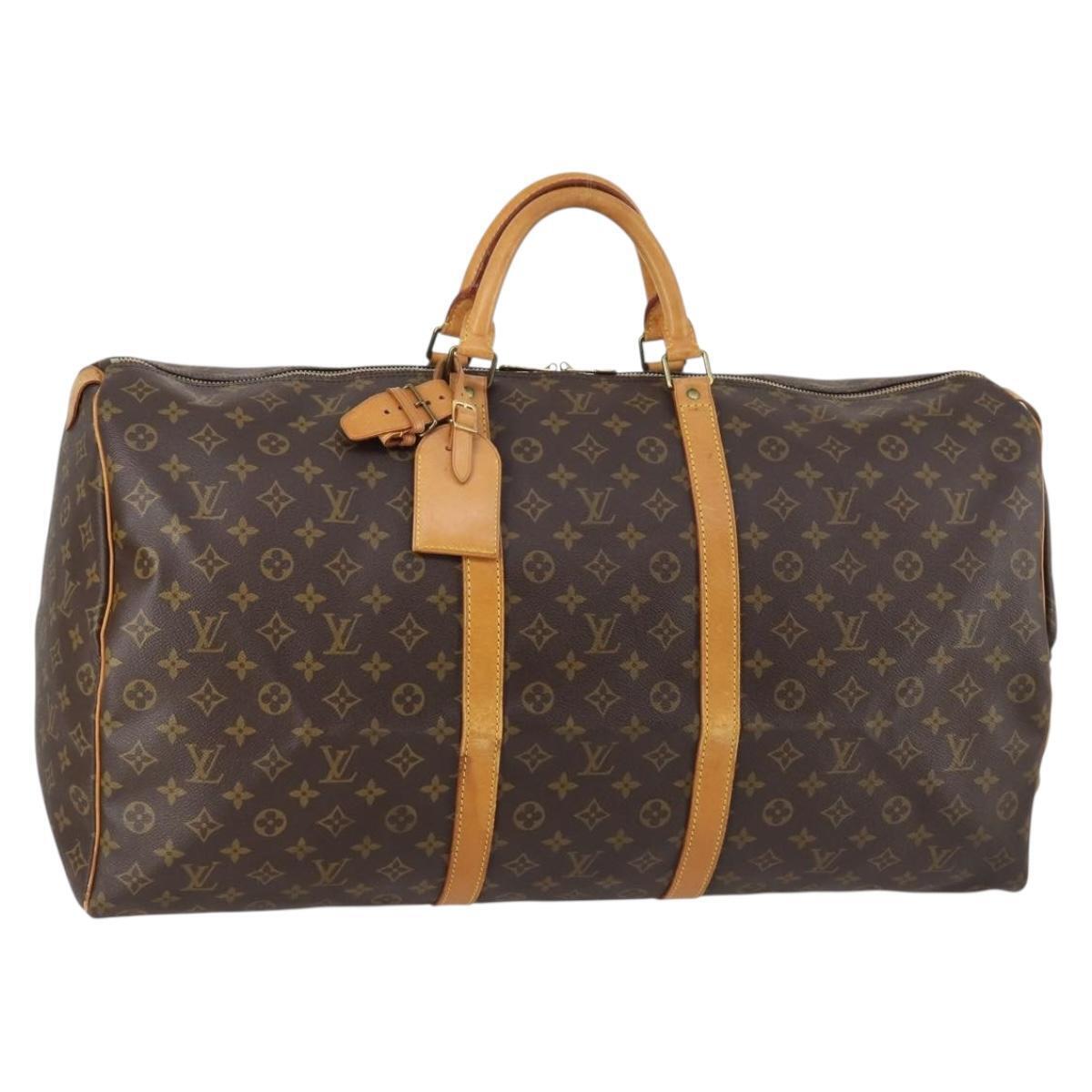Louis Vuitton Monogram Keepall 60 Boston Bag M41422 Lv Auth 144039